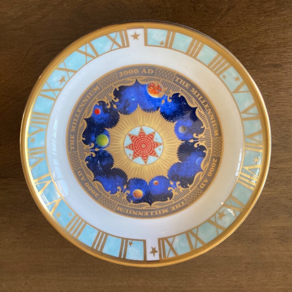 Royal Worcester Millennium Plate - Fine English Bone China